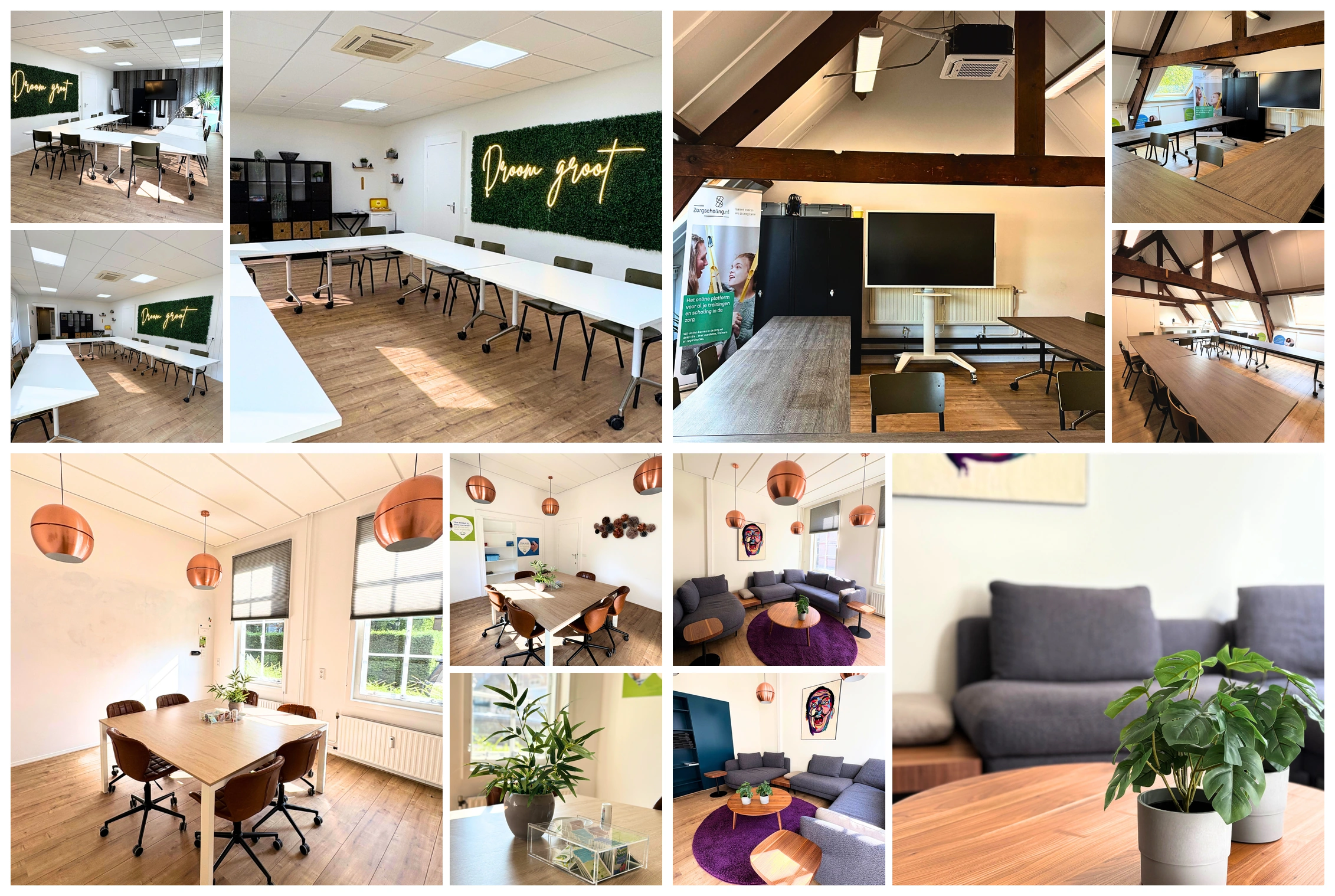 Sfeerbeeld vergaderruimtes Zorgscholing
